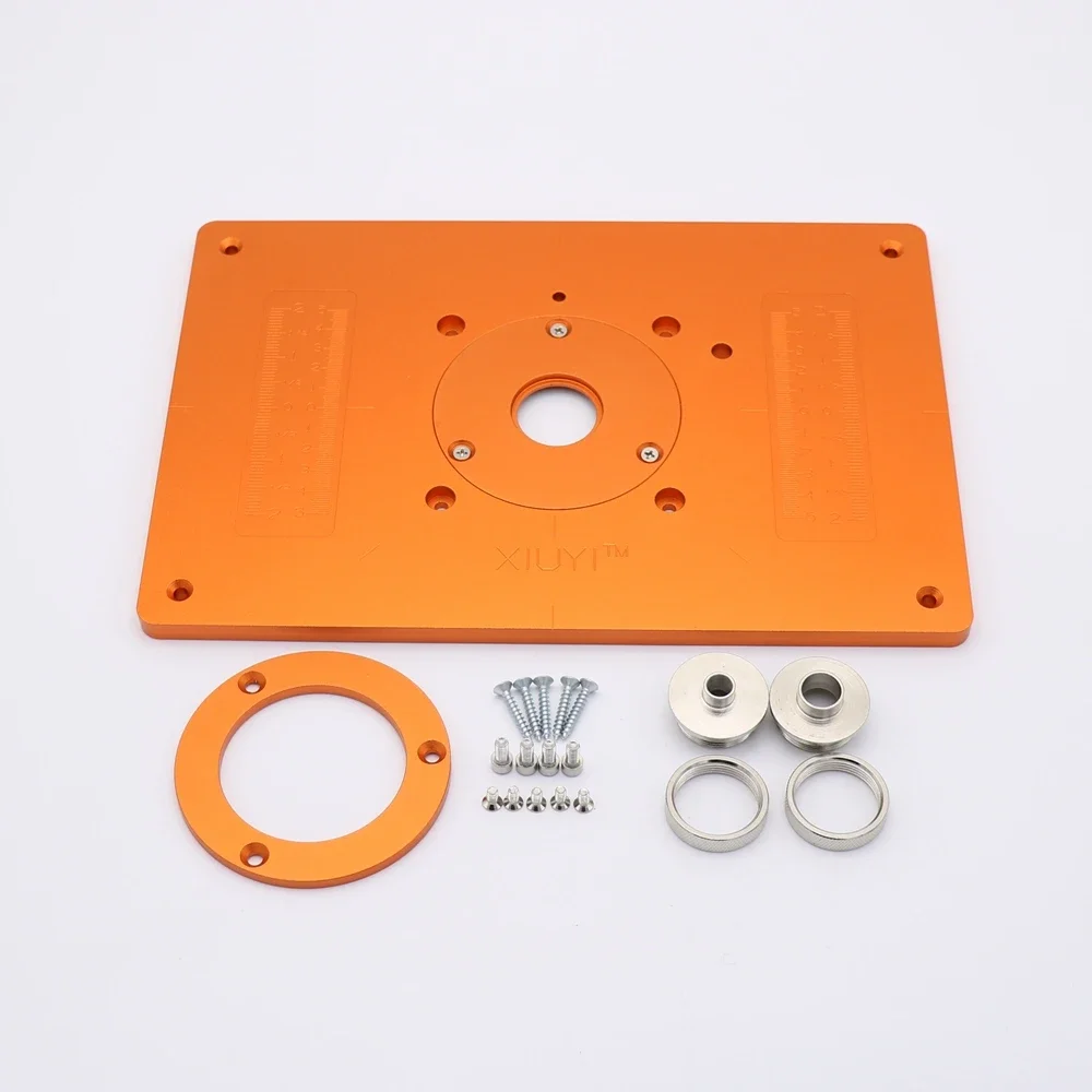 Electric Trimming Machine Flip Plate Guide Aluminum Router Table Insert Plate