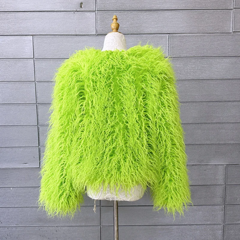 DEAT Fur Imitation Fur Coat Korean Version Pure Color Beach Wool Women's Short Coat Straight 2026 Winter Wram Jackets 11A06487