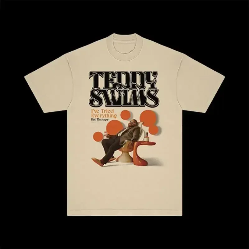 Lose Control Teddy Swims Sand T Shirt Cotton Full Size