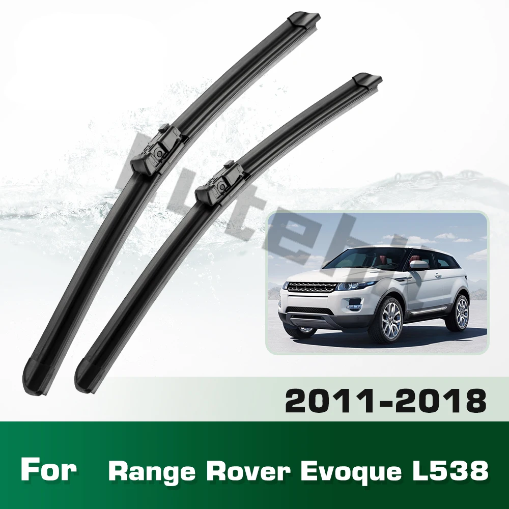 Scheibenwischer LHD Frontwischerblätter für Range Rover Evoque L538 2011–2018 Windschutzscheibe Windschutzscheibe Fenster Regenbürsten 24''+21''