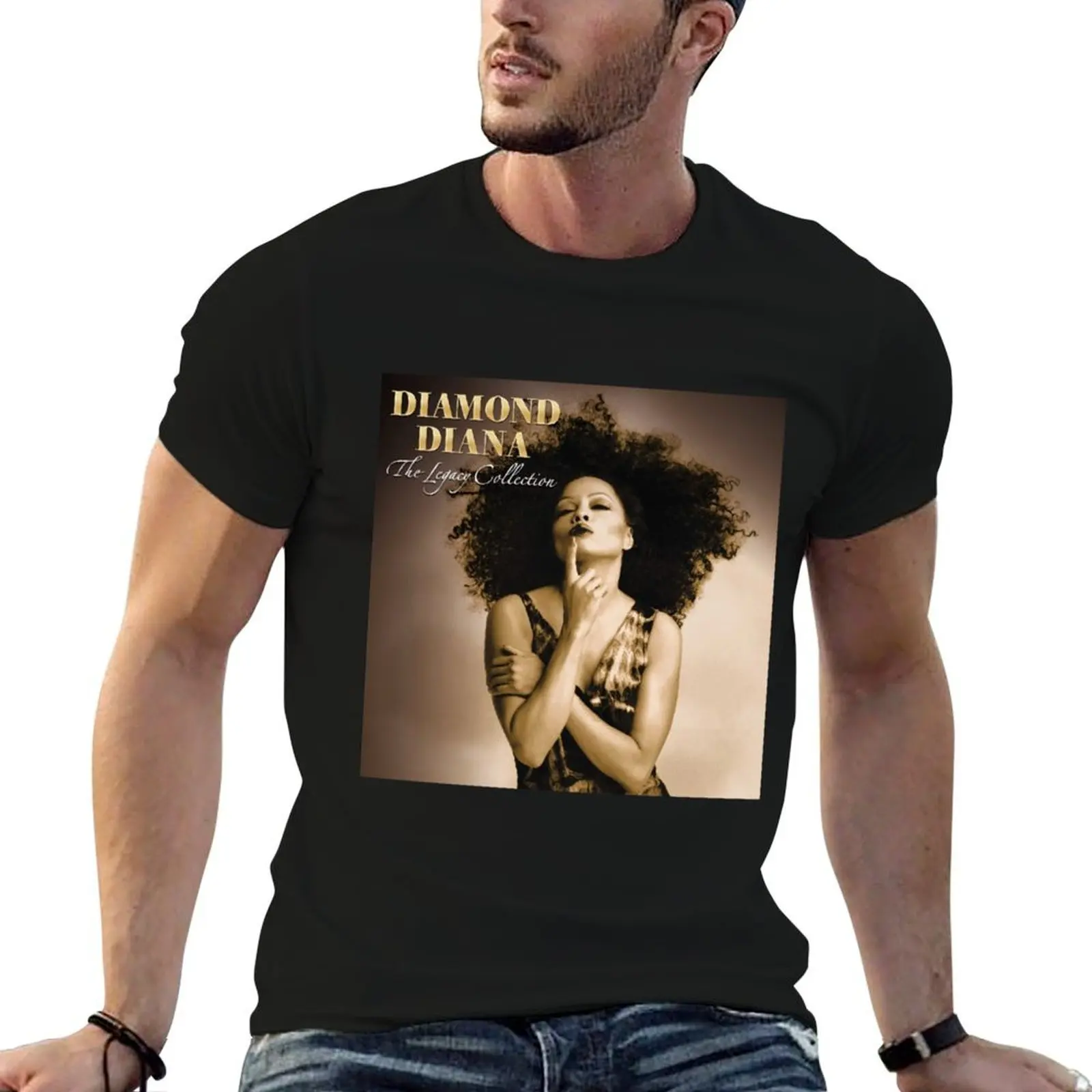 

Diana-Ross T-Shirt man t shirt luxury funny t shirts man T-Shirt