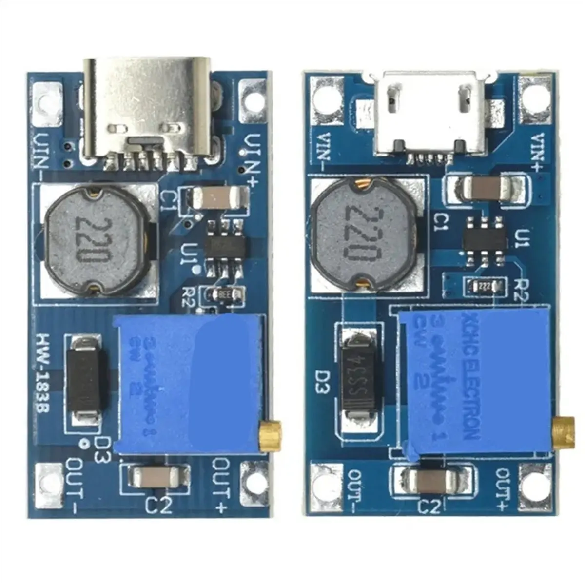 10pcs MT3608 Adjustable Step Up Module Voltage Regulator Micro-USB Main in Electronic products