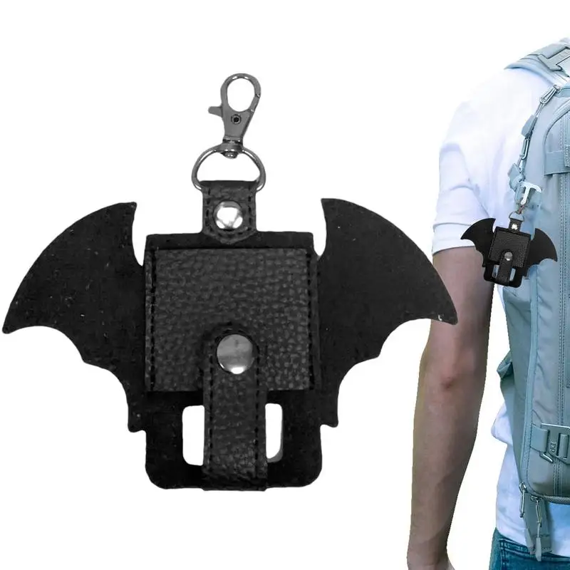 

Portable Inhaler Case Inhaler Case Carrying Pouch Halloween Bat Wing Storage Organizer Inhaler Keychain Travel Case Inhaler Bag