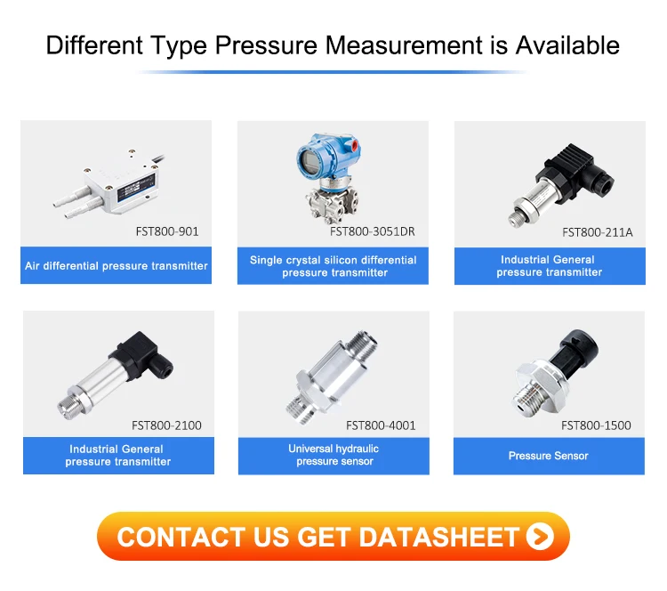 Firstrate-transmisor de presión diferencial FST800-902, 4-20ma, 0-10v, Air Hart