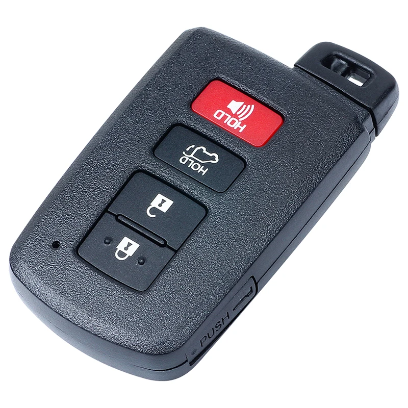 KEYECU 4 tombol untuk Toyota Highlander Kluger 2014 2015 2016 2017 2018 19 Smart Remote Key Fob HYQ14FBA 281451-2110 Fob