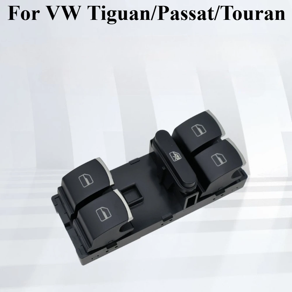 

For VW Tiguan/Passat/Touran - Left Front Power Window Switch 5ND959857 OEM Style Regulator Control Button Direct Fit Replacement