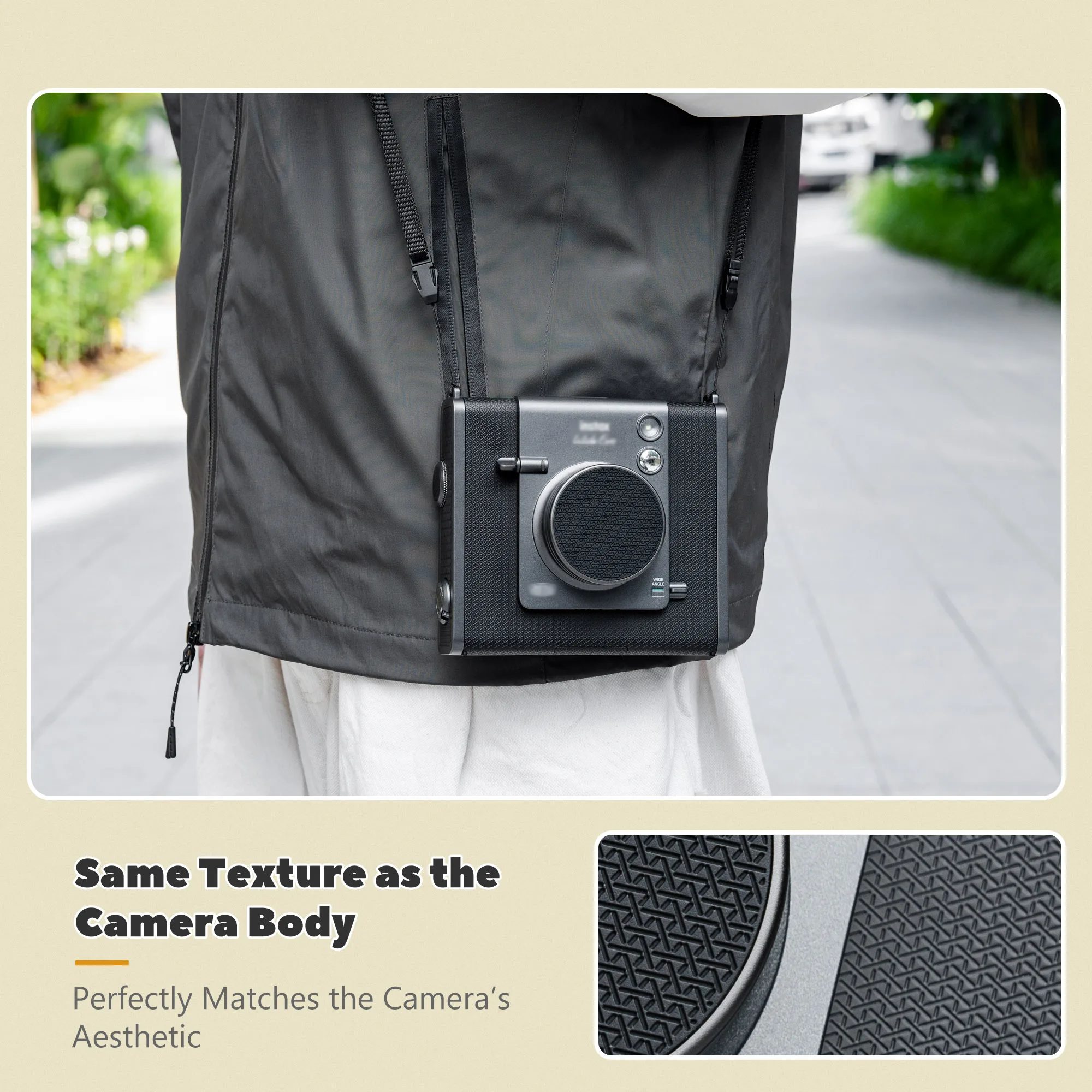 JJC Aluminum Lens Cap Cover for Fujifilm Instax Wide Evo Dustproof Anti-Scratches Lens Protector Accessories for Fuji Wide Evo - view 5