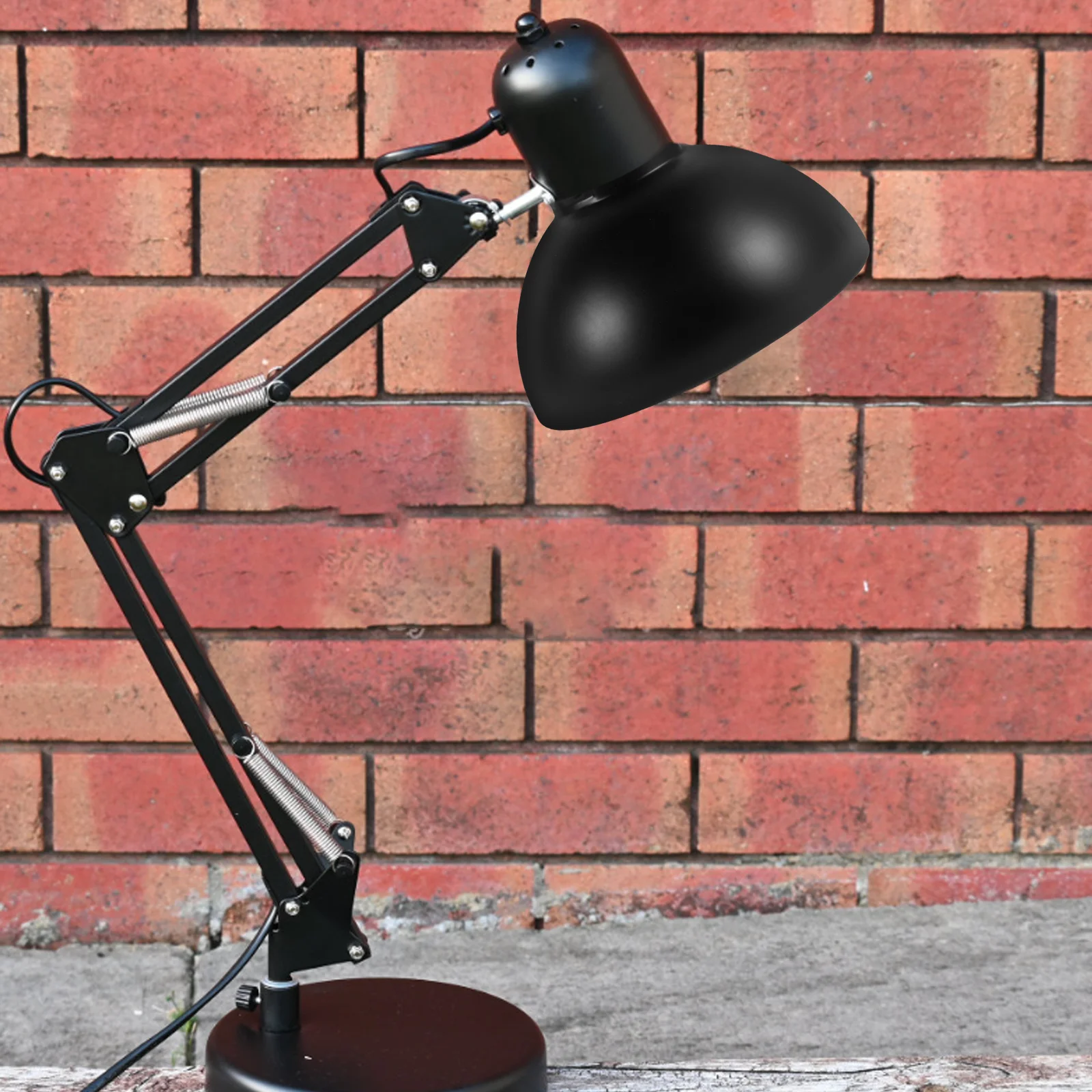 

Folding Lampshade: Industrial Style Metal Table Light Cover For Home Office Decor Vintage Replacement Part