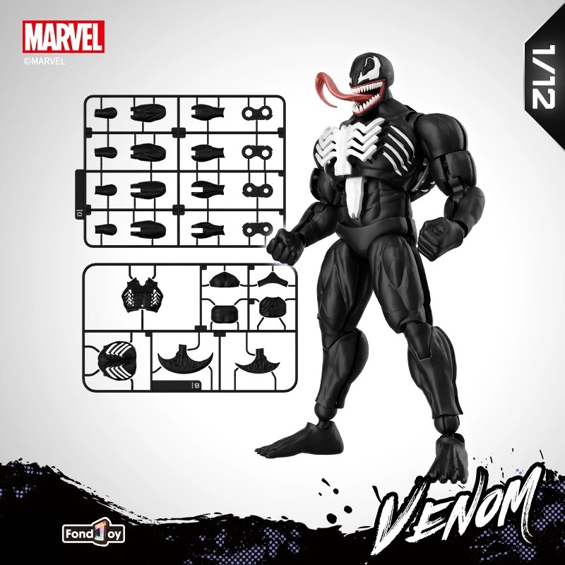 مجموعة نماذج Marvel Venom - The Last Dance بمقياس 1/12 ألعاب قابلة للجمع للبالغين هدية عيد الميلاد وأعياد الميلاد