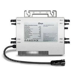 2000W Deye Solar PVGrid On Inverter DC20V-60V to AC 230V Microinverter With WiFi Function Grid Tie Converter for Max Four Panels