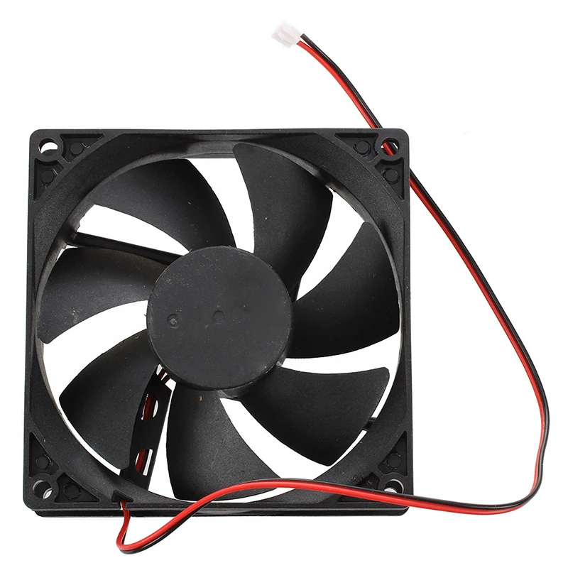 90mm x 25mm DC 12V 2Pin Cooling Fan for Computer Case CPU Cooler-AD33