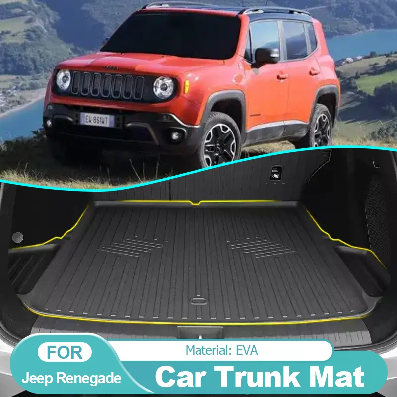 

for Jeep Renegade 2022 2021 2020 2015~2023 Car Trunk Mat Boot Cargo Liner Tray Rear Trunk Luggage Floor Carpet Car Accessories