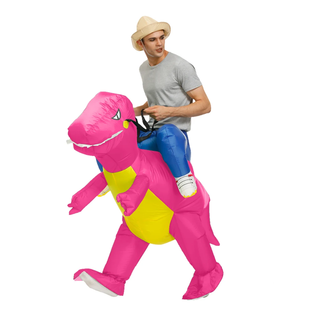 Costume de dinosaure gonflable animal pour enfants, cosplay de fête pour garçons et filles, robe de dinosaure trempée pour adultes, hommes et femmes