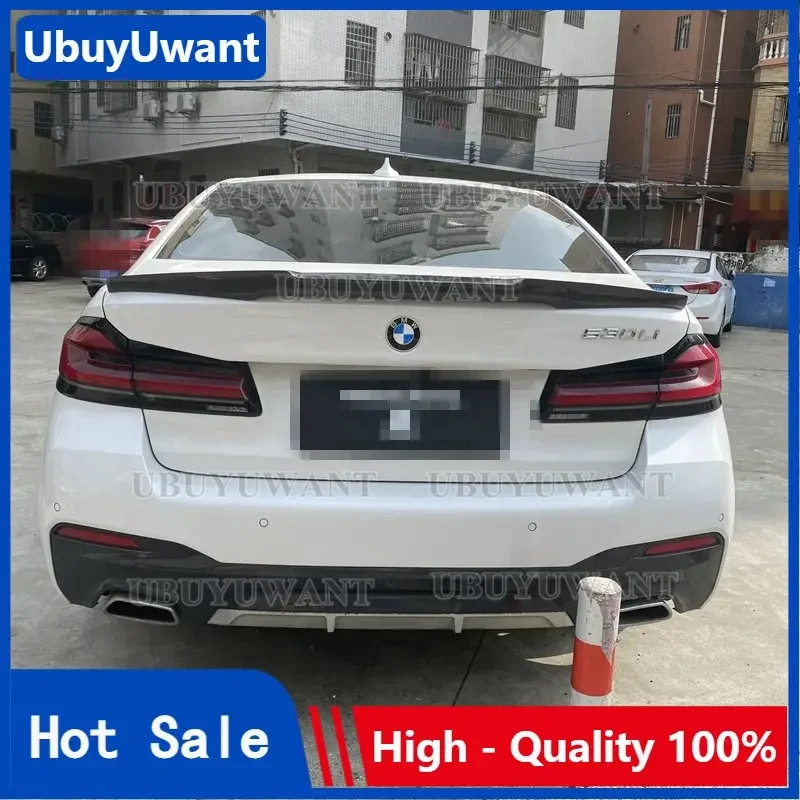 

Fit For BMW G30 G38 535i 525i 530i 2017-2023+ M4 style Car Styling High Quality Carbon Fiber Rear Spoiler Trunk Lip Wing