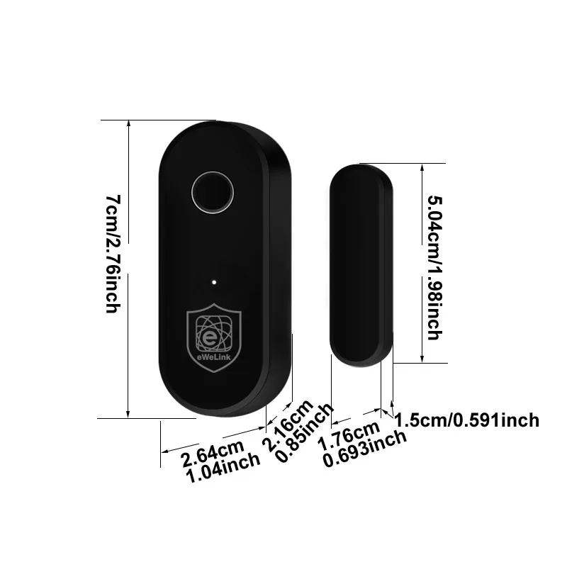 eWeLink Door Open Closed Sensor Window Detector Security Burglar Smart Linkage Work With eWeLink Gateway Alexa Alice Zigbee 3.0