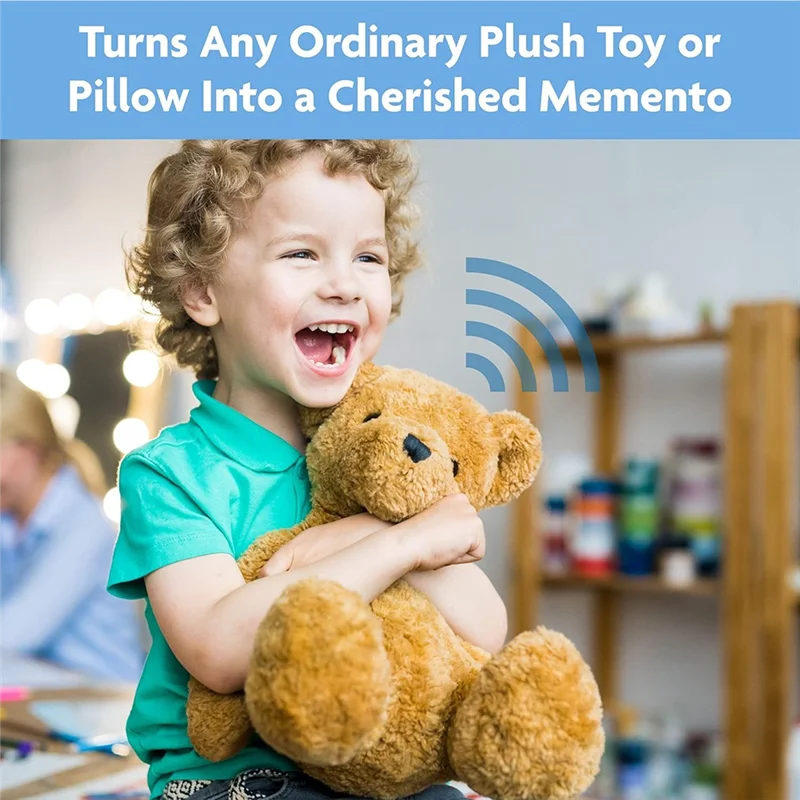 A24u 2 peças gravador de som diy botão de gravação de voz para animais de pelúcia, urso, pelúcia, brinquedo de boneca de bebê para brinquedo de animal de pelúcia