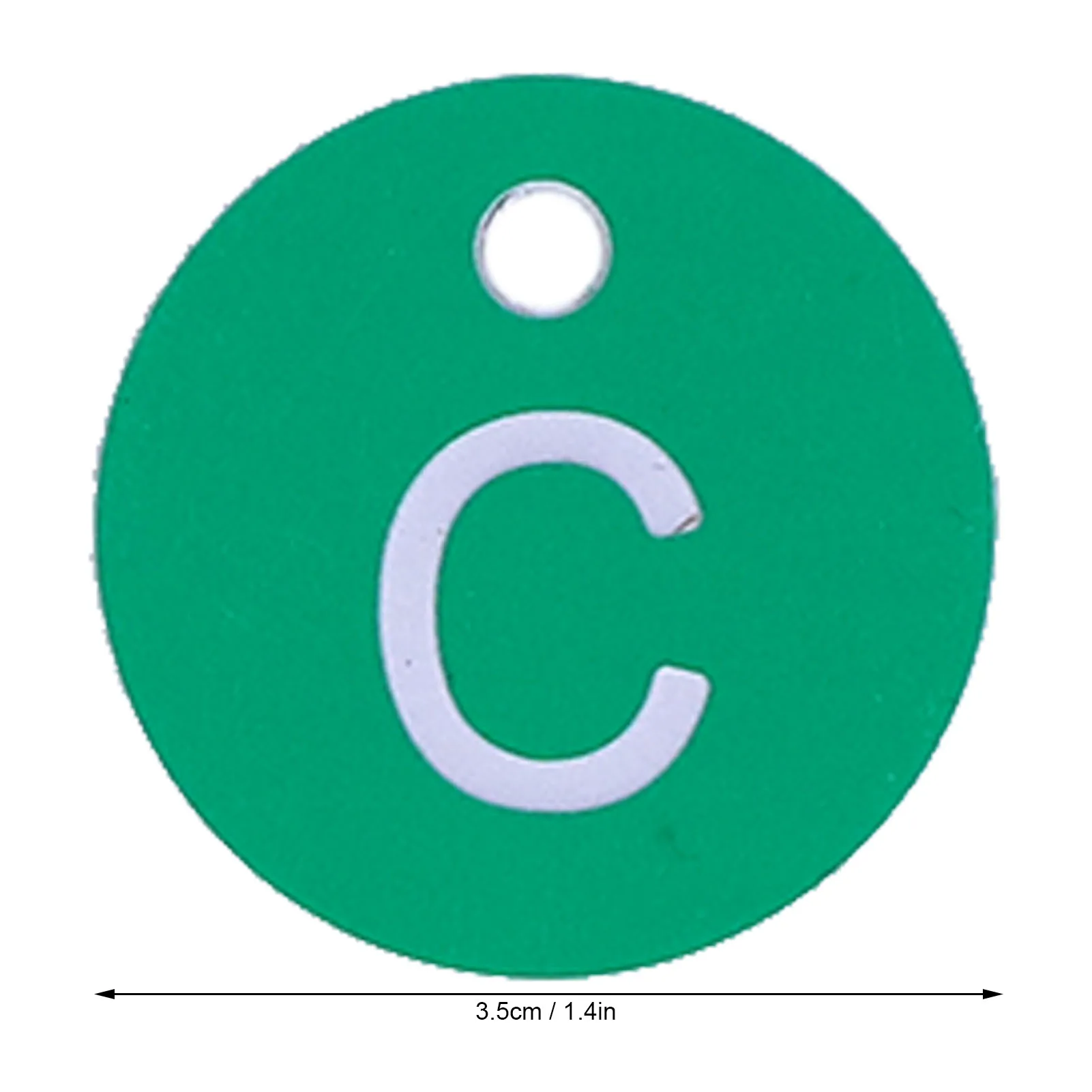 26PCS Beehive Numbered Tag Marker mit Loch Runde Beehive Label Beekeeping Zubehör für Garten