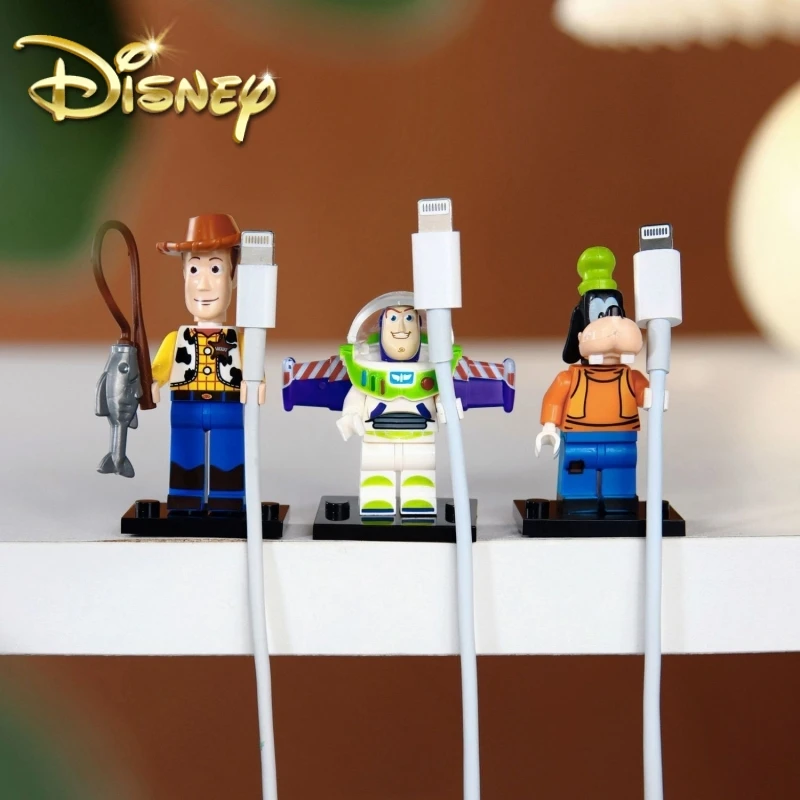 ขายดีมาใหม่ล่าสุด Disney Buzz Lightyear Woody Pluto สายชาร์จตั้งโต๊ะตุ๊กตาอะนิเมะ kado ulang tahun ของขวัญคริสต์มาส