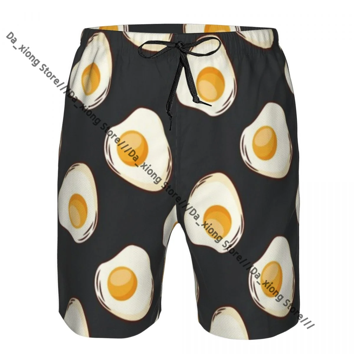 อาหารทอดไข่รูปแบบกางเกงขาสั้นว่ายน้ําแห้งเร็วสําหรับชายชุดว่ายน้ําชุดว่ายน้ํา Trunk ชุดว่ายน้ําชายหาด