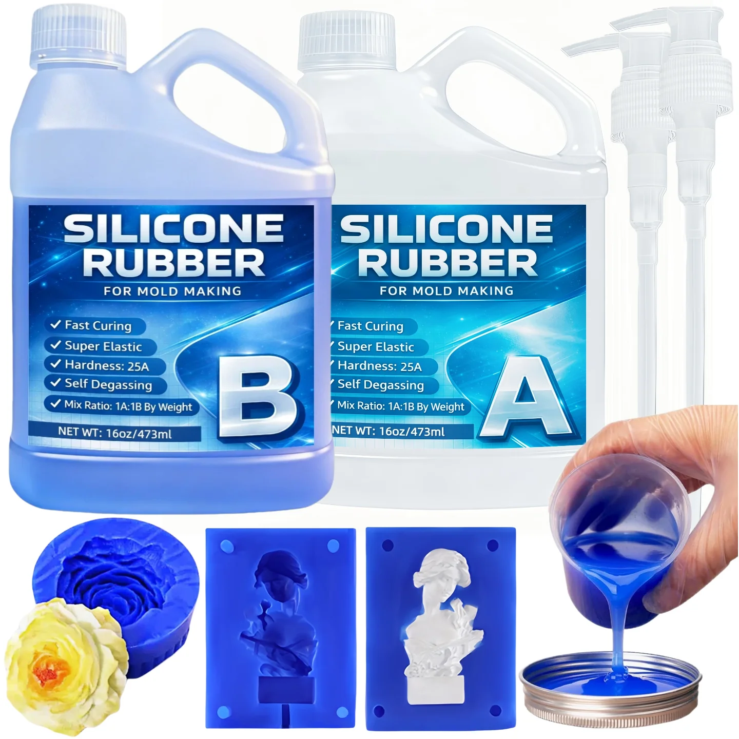 

Casting Resin silicone mold Maker Professional Handcraft Supplies Handmade Festival Gift For Epoxy Casting Projects