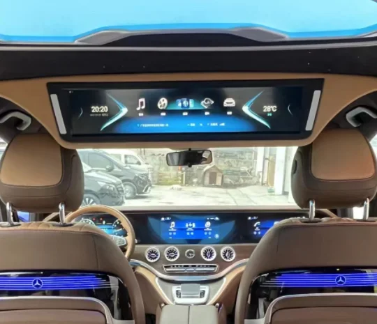 24-inch high-resolution IPS screen car roof , suitable for Vito/V300 car roof display ceiling TV Android car functions
