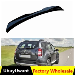 Rear Roof Lip Spoiler For Dacia Duster 2009-2018 Roof Spoiler Gloss Black Accessories Body Kit Factory Style Car Rear Wing
