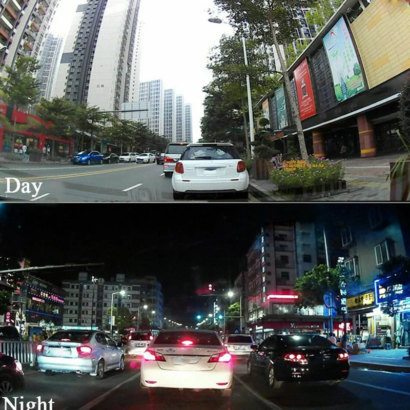 ПОЛНАЯ 3,6-дюймовая камера с двумя объективами HD 1080P Автомобильный видеорегистратор Автомобильный видеорегистратор Видеорегистратор G-сенсор