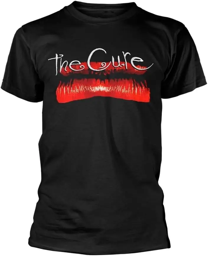 Cure Kiss Me Official Tee T-Shirt Mens Unisex (Medium) Black