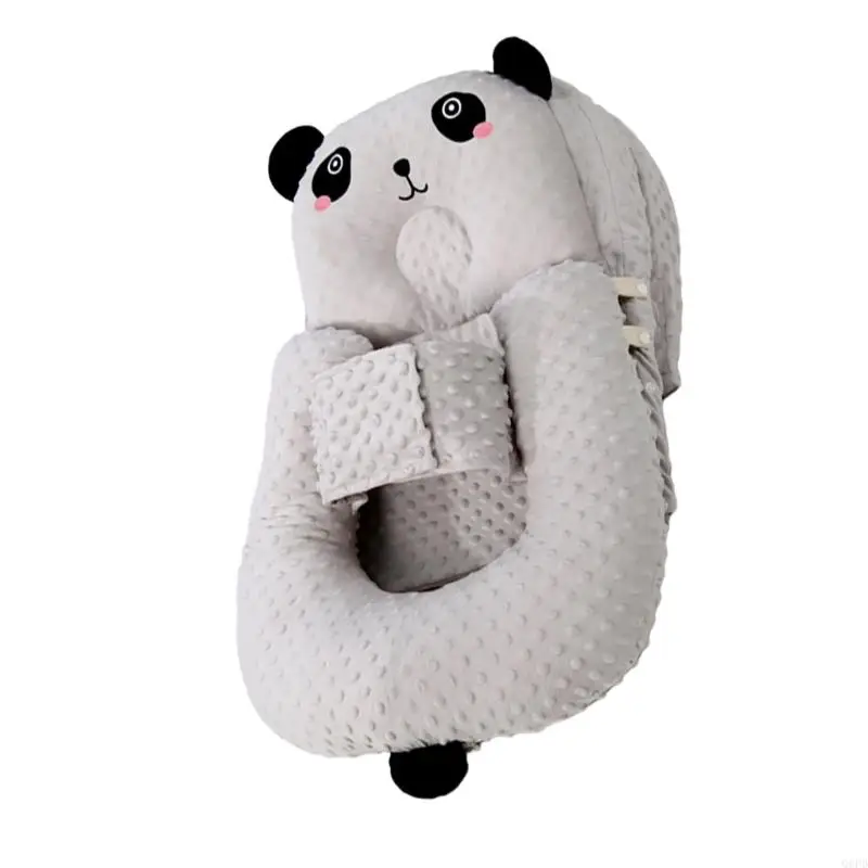 وسادة رضاعة مريحة لحديثي الولادة، خلفية منقط ثلاثية الأبعاد، تقلل من حوادث البصق