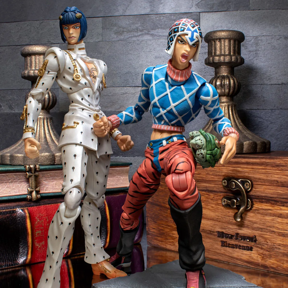 100% Original in Stock Medicos Entertainment Super Action Statue (#34) Jojo No Kimyou Na Bouken Guido Mista Collection Series