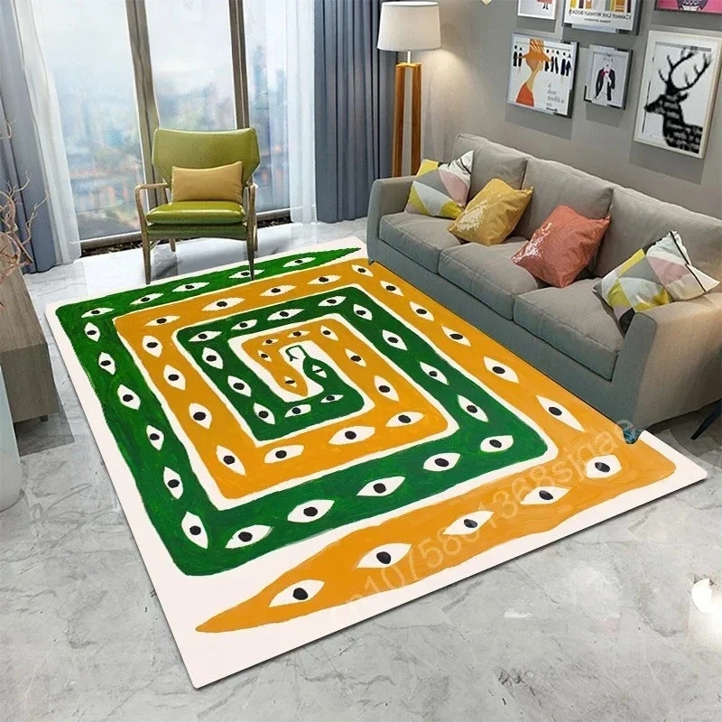 

VIKAMA зимнее тепло с принтом абстрактного животного, высокий стиль для гостиной и спальни, цельный нескользящий домашний декор