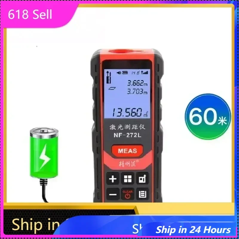 

Английская версия NOYAFA NF-272L/60 NF-272L/80 NF-272L/100 Инфракрасное расстояние Открытый комнатный измеритель Лазерный дальномер Литиевая батарея