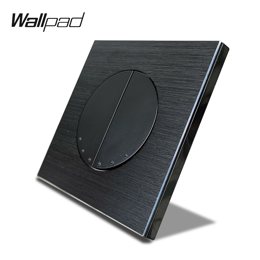 Wallpad Momentary Contact Push Button Switch, Impulse Switch For 12V 24V Smart Home System, Doorbell Aluminum Panel 4 Colors