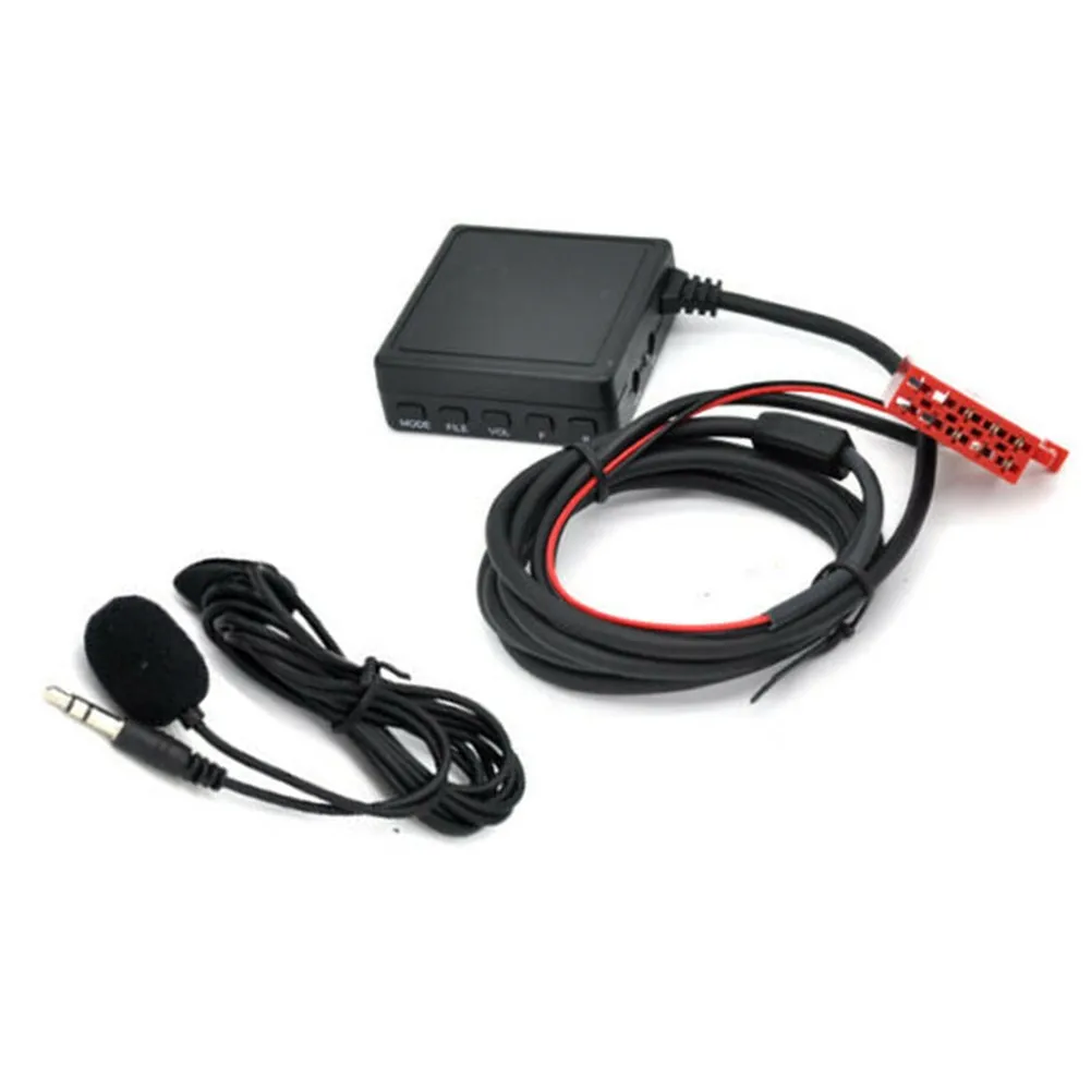 Car Radio Adapter USB for SD AUX with Handsfree Function for Mercedes Models W124 W140 W210 BE2210 BE1650 Requires AUX Mode
