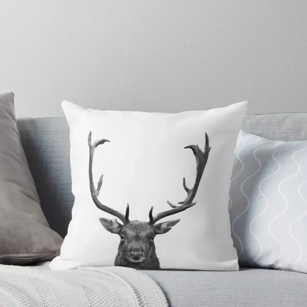 

Deer Head Throw Pillow christmas ornaments 2025 Pillowcase Cushion Custom Cushion Photo pillow