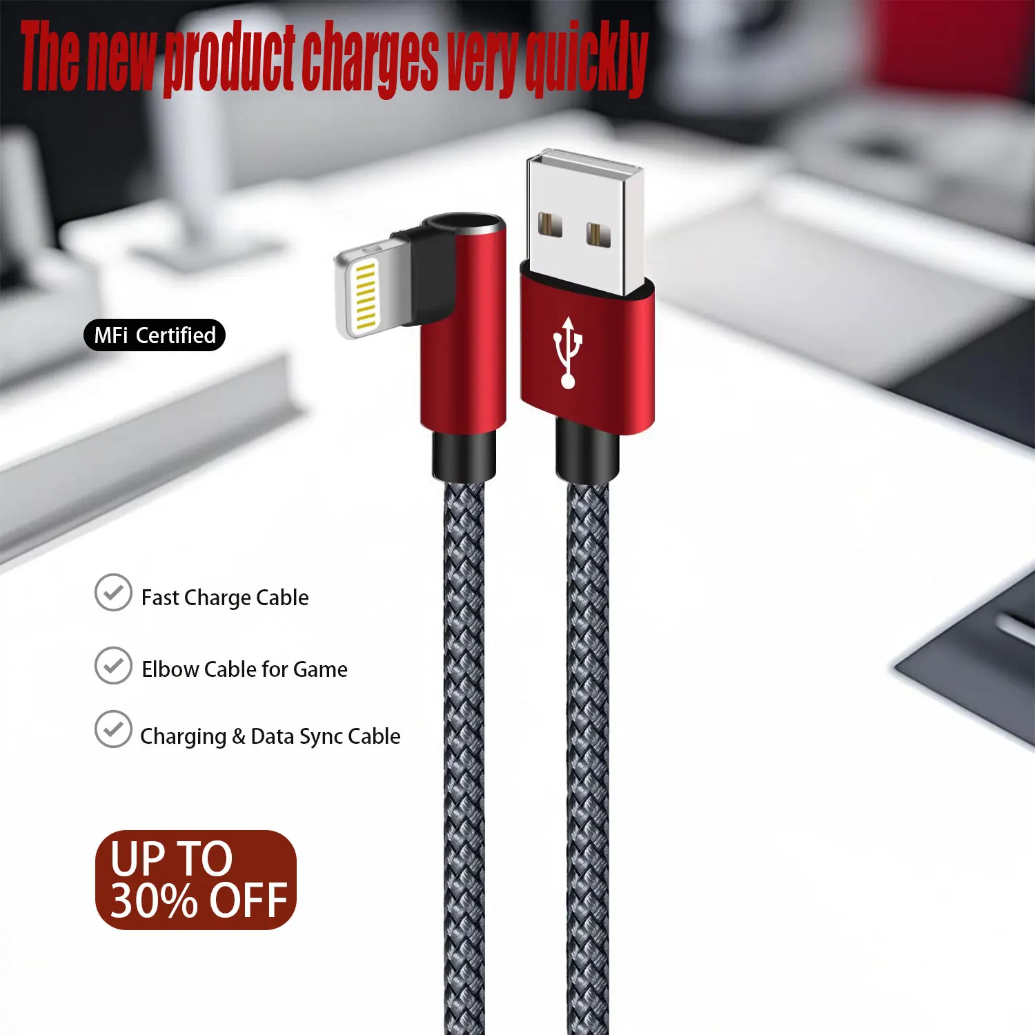 

ANSEIP Fast Charge USB cable Lightning For iPhone 14 13 12 11 Pro Max X XS XR 7 8 6 Plus iPad Charger Cord With MFi Certified
