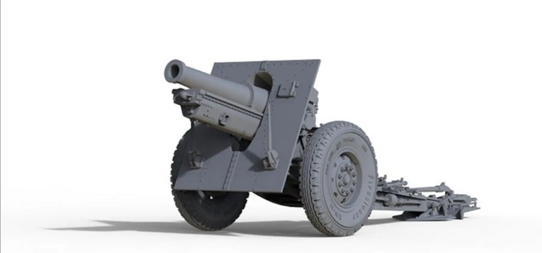 DAS WERK DW35023 1/35 US 155mm Howitzer M1918 Plastic Model Kit