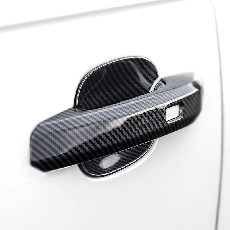 

Для Audi A4 B8 B9 A5 Q5 8R S4 S5 2017-20 хромированная внешняя дверная ручка автомобиля, крышка дверной ручки, накладка, хорошие автоаксессуары, наклейка