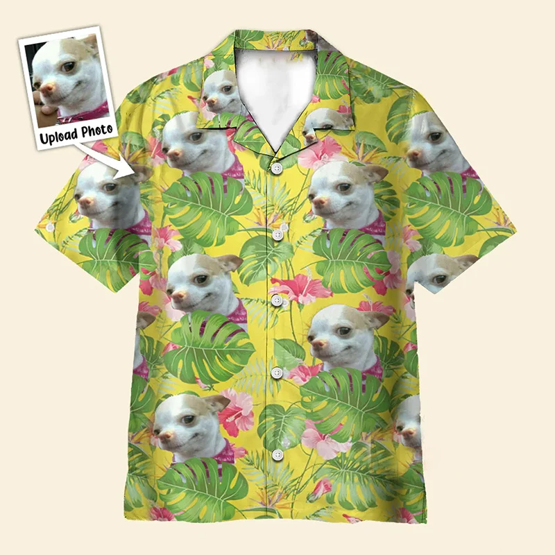 Summ Harajuku 3D Cute Animals Custom Pictures Printing Shirts For Women Fashion Streetwear Short Sleeve Shirts Men Hawaiian Tops