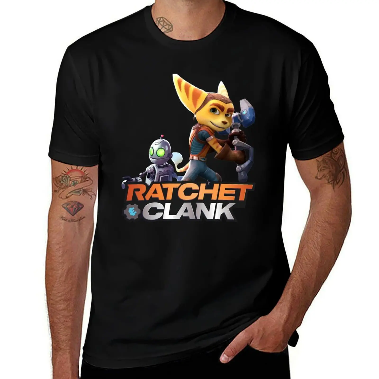 

Ratchet and Clank T-Shirt Big and Tall Loose Fit T-Shirt