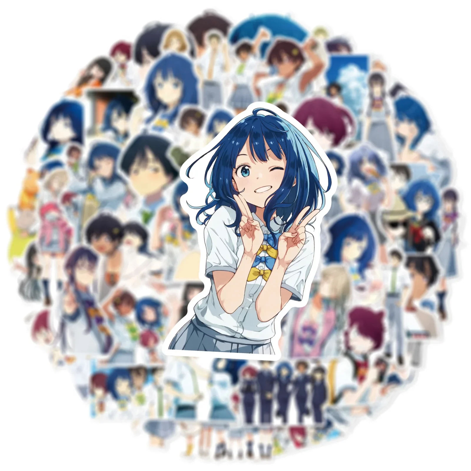 10/50PCS Molto Perdere Eroine Anime Yanami Anna Adesivi Simpatico Cartone Animato Adesivo FAI DA TE Skateboard Telefono Decalcomanie Del Computer Portatile Giocattoli Del Capretto