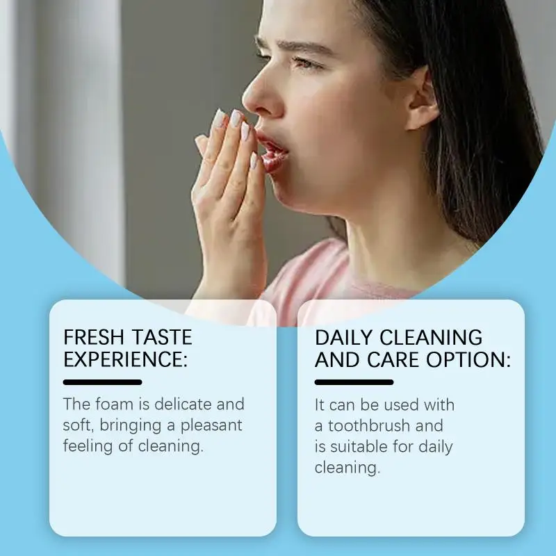 Removal  Stains Toothpaste Whitening Yellow Teeth Correct Cleansing Plaques Cavities Fresh Breath Dental Care Oral Hygiene