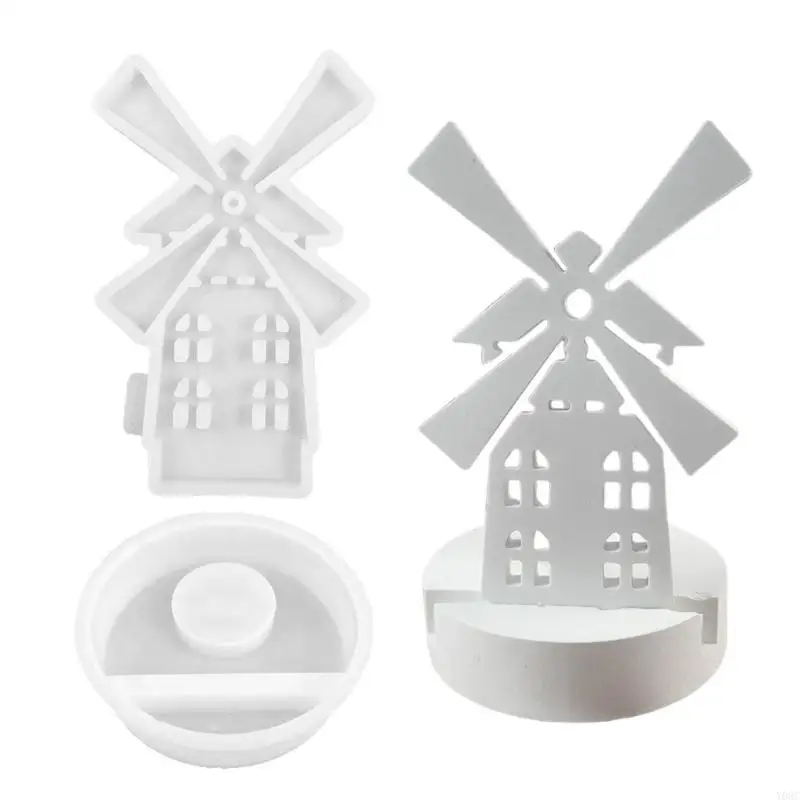 Y08C CANDLESTICK CONDLESTICK HOLDER CONDLE HOUSE WINDMILL BASE DECORATION型