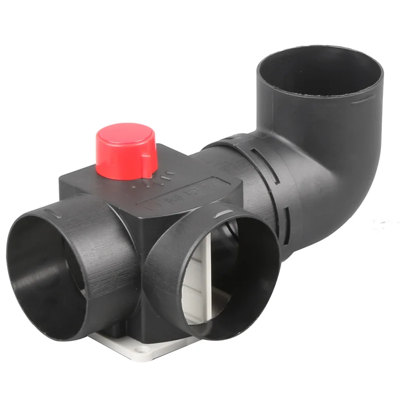 75mm T Branch Air Vent Ducting Warm Air Outlet Vent Hose Joiner Connector for Webasto Eberspaecher Parking