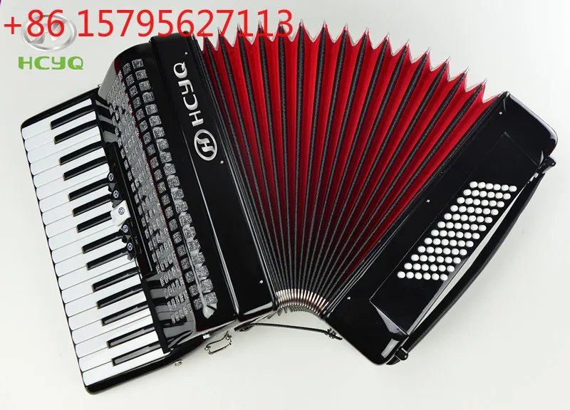 

HCYQ 34-key 72-bass keyboard accordion, playing grade triple-reed 72BS 5-diacritical instrument