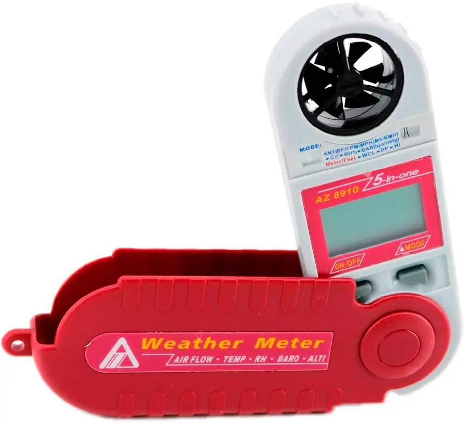 AZ8910 Wind Speed ,Weather ,Air Pressure, Height 4-in-1 Anemometer