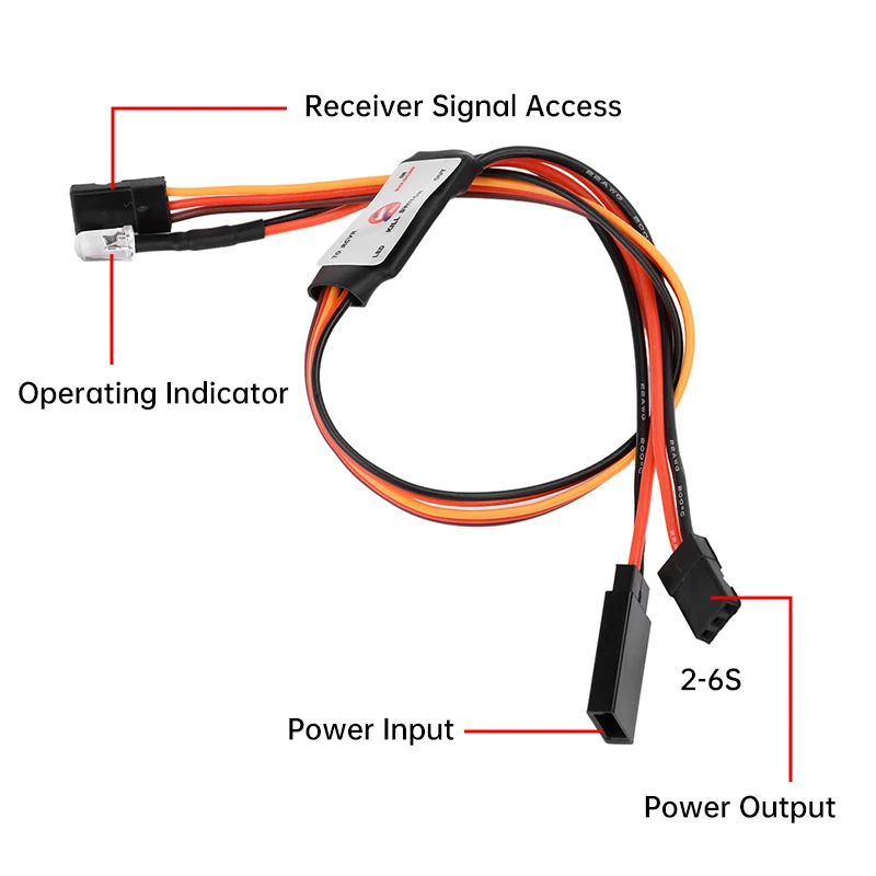 CDI Remote Flameout Switch RC Engine Kill Switch For DLE Gasoline Engine DC5-25.2V Model Aircraft Engine Shutdown Switch