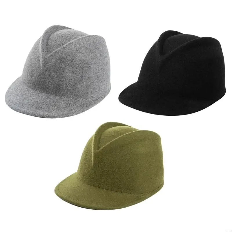 A3PB weicher Wolle Reithut Atmungsaktiv eleganter Wolle Felzte Radfahren