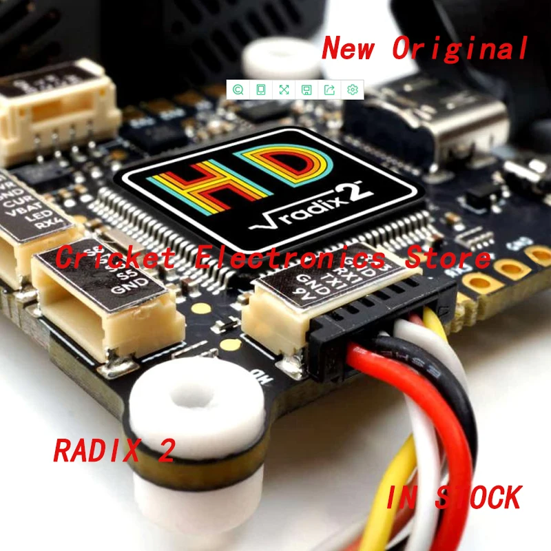 

BRAINFPV RADIX 2 HD FLIGHT CONTROLLER H7 based flight controller for HD (digital) FPV systems