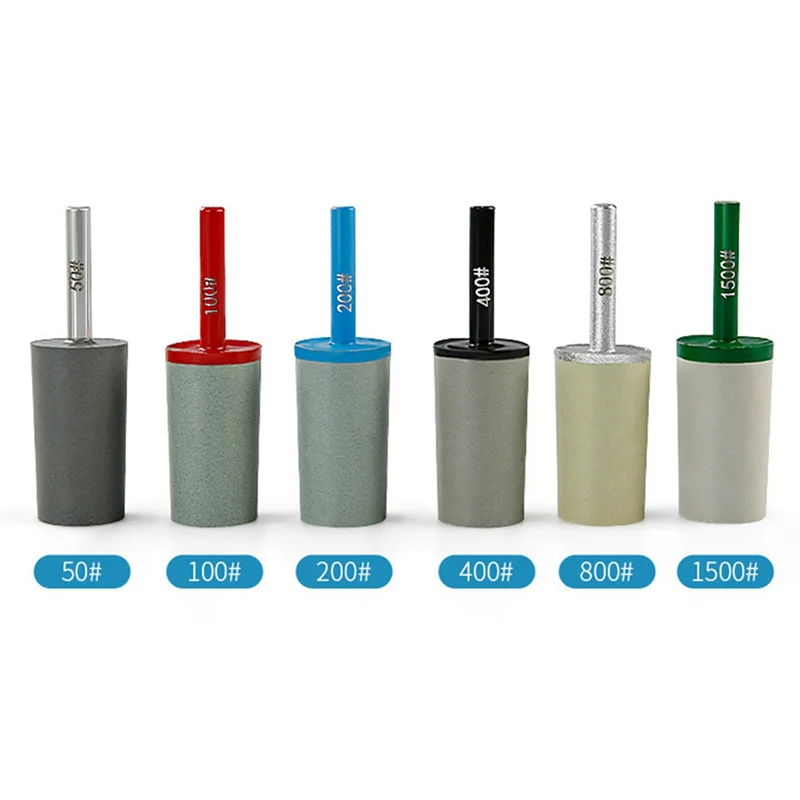 A20F-cilinder diamantslijpbits met 6 mm hars diamantslijpbramen koppen roterend gereedschap